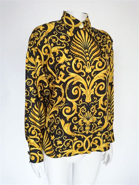 versace shirt dames vintage|vintage Versace shirts for sale.